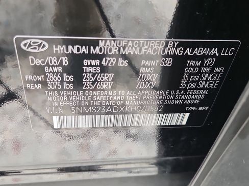 Used 2019 Hyundai Santa Fe SE FWD image 30