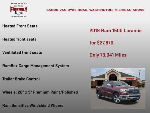 Used 2019 RAM 1500 Laramie image 25
