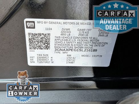Certified 2025 Chevrolet Equinox LT w/ Convenience Package II AWD/4WD image 33
