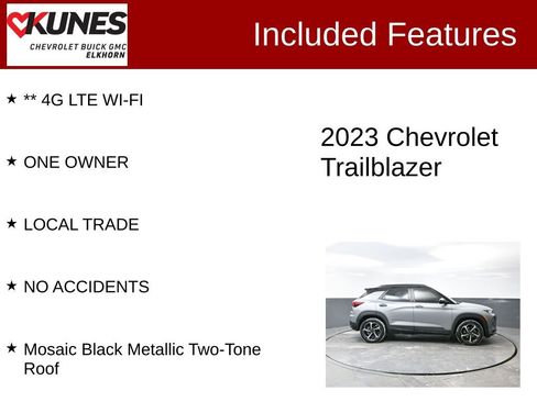 Used 2023 Chevrolet TrailBlazer RS w/ Convenience Package image 3