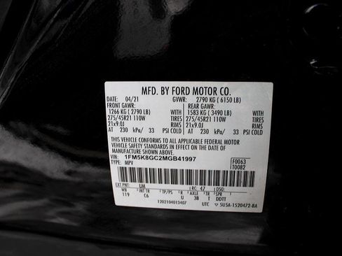 Used 2021 Ford Explorer ST w/ Equipment Group 401A image 28