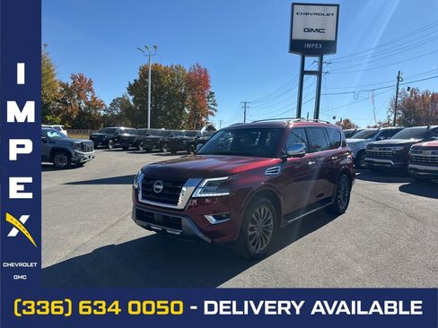 Used 2024 Nissan Armada Platinum w/ Captain's Chairs Package image 1