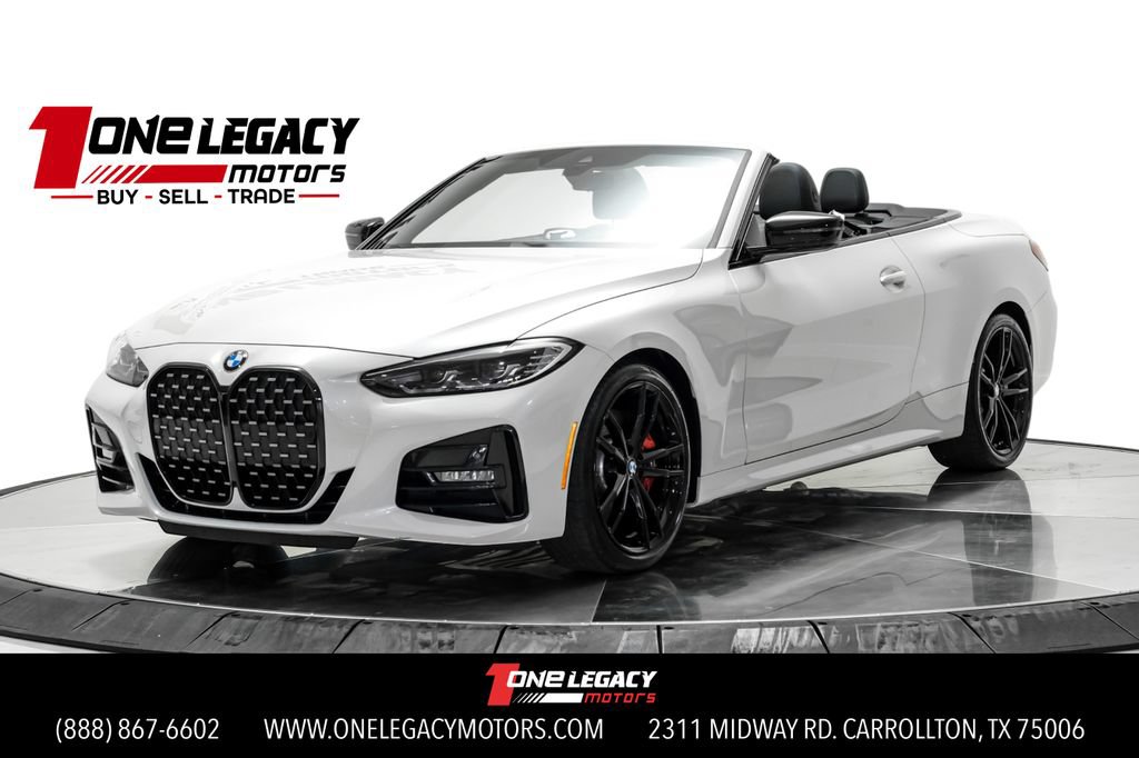 Used 2021 BMW 430i Convertible w/ M Sport Package RWD image 1