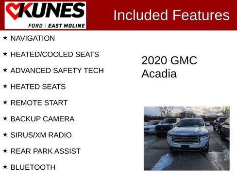 Used 2020 GMC Acadia SLT w/ Premium Package image 2