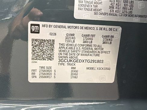 Used 2026 Chevrolet Silverado 1500 LTZ w/ LTZ Premium Package AWD/4WD image 47