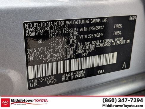 Certified 2025 Toyota RAV4 XLE AWD/4WD image 39