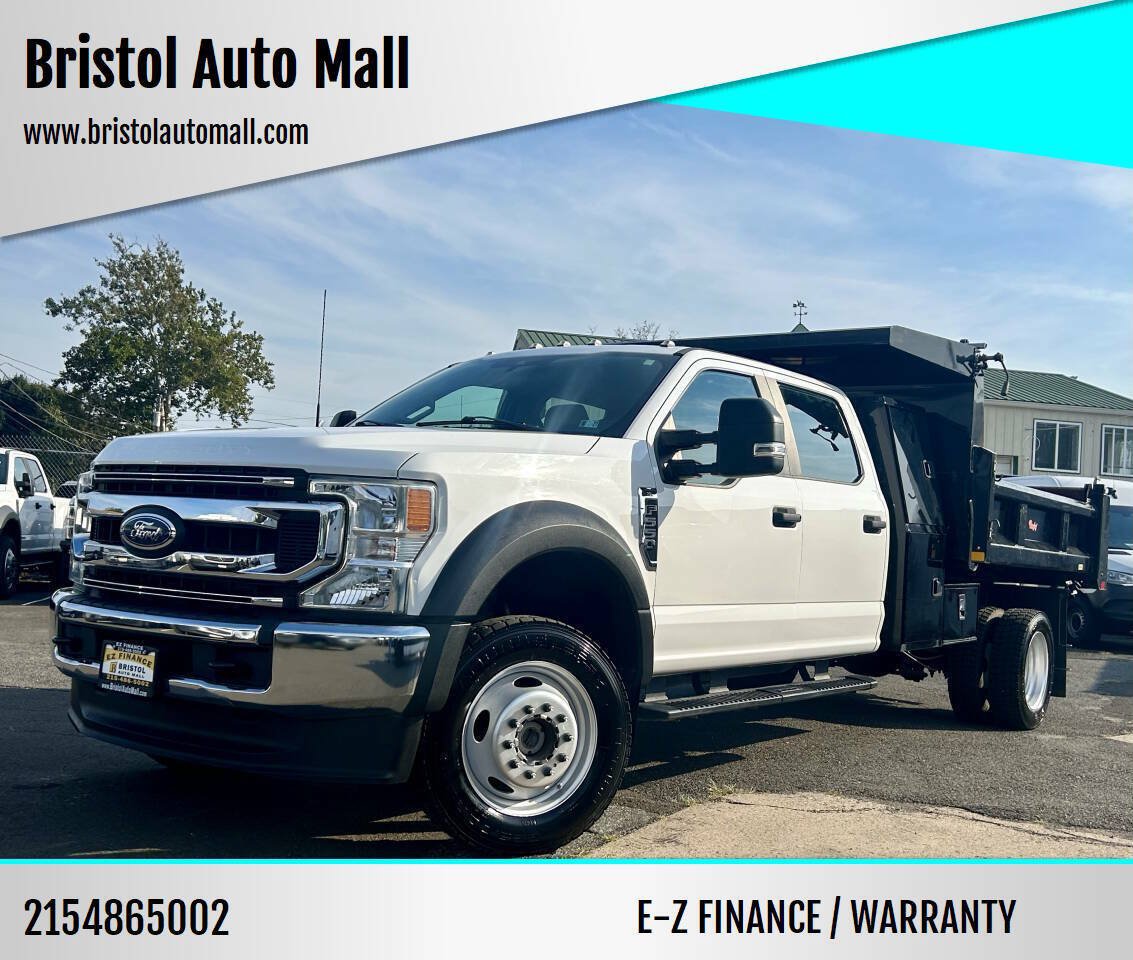 Used 2022 Ford F550 4x4 Crew Cab Super Duty w/ Power Equipment Group image 1