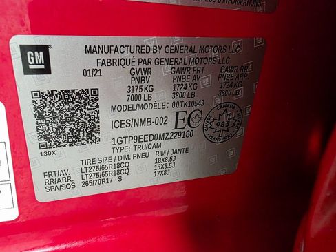 Used 2021 GMC Sierra 1500 AT4 w/ AT4 Preferred Package image 39