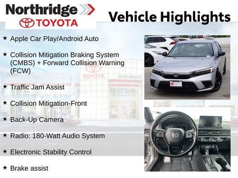 Used 2024 Honda Civic Sport image 2