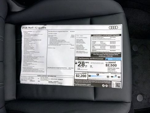 New 2026 Audi A3 2.0T Premium image 15