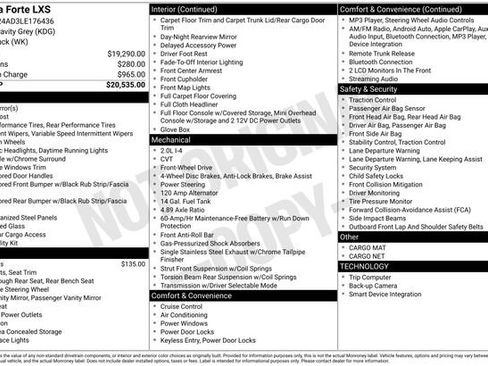 Used 2020 Kia Forte LXS image 4