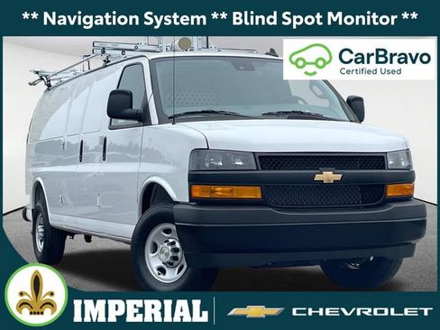 Certified 2025 Chevrolet Express 2500 Extended w/ Communications Package RWD image 1