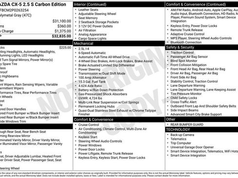 Certified 2023 MAZDA CX-5 Carbon Edition image 40