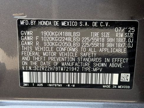 Used 2026 Honda HR-V EX-L image 28