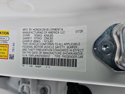 New 2026 Honda Civic Sport Touring image 10