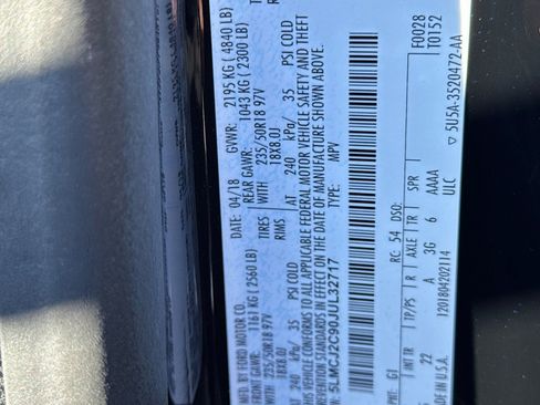 Used 2018 Lincoln MKC Select w/ Select Plus Package image 19