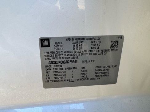 Used 2016 Chevrolet Suburban LTZ image 14