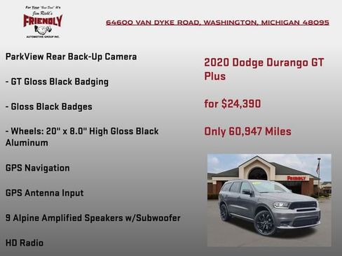 Used 2020 Dodge Durango GT image 25