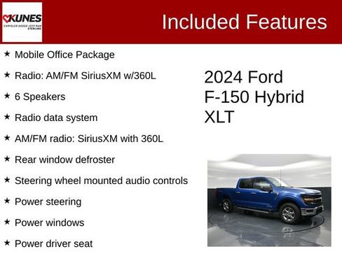 Used 2024 Ford F150 XLT w/ Mobile Office Package AWD/4WD image 3