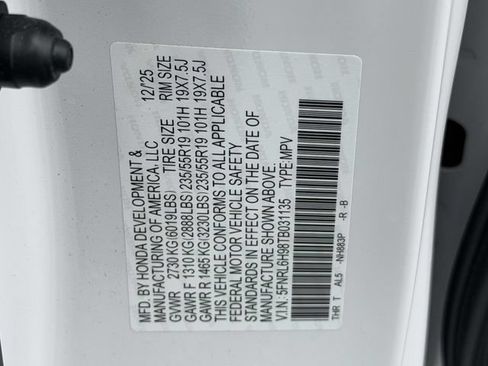 Certified 2026 Honda Odyssey Elite image 20