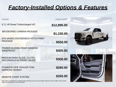 Used 2024 Ford F350 XLT w/ 360-Degree Camera Package AWD/4WD image 2