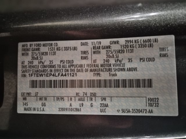 Used 2020 Ford F150 XL w/ Equipment Group 101A Mid AWD/4WD image 25