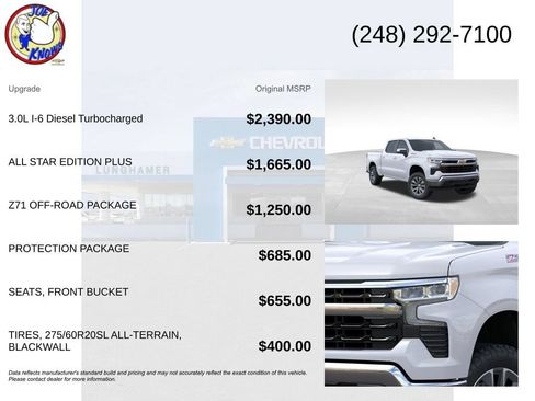 New 2026 Chevrolet Silverado 1500 LT w/ All Star Edition Plus AWD/4WD image 5