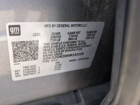 Used 2022 GMC Yukon XL SLT w/ SLT Premium Package AWD/4WD image 36