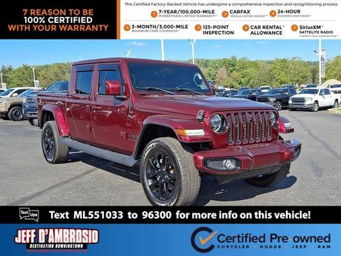Certified 2021 Jeep Gladiator Overland image 1