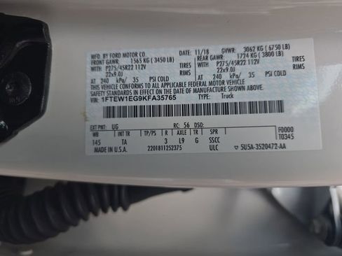 Used 2019 Ford F150 Limited w/ Trailer Tow Package image 37