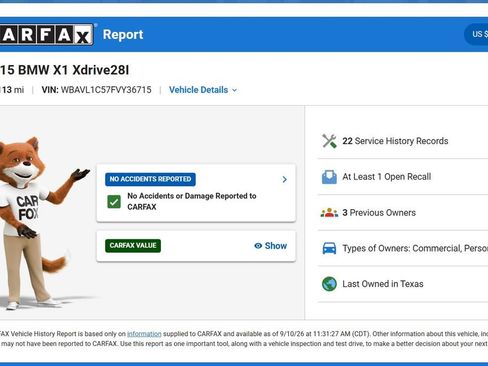 Used 2015 BMW X1 xDrive28i AWD/4WD image 9