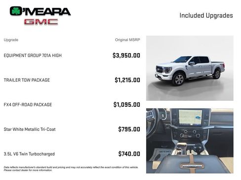 Used 2022 Ford F150 Platinum w/ Equipment Group 701A High AWD/4WD image 4