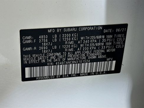 Used 2022 Subaru Outback Limited w/ Popular Package #2 AWD/4WD image 12