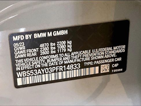Used 2023 BMW M3 w/ Parking Assistance Package image 32