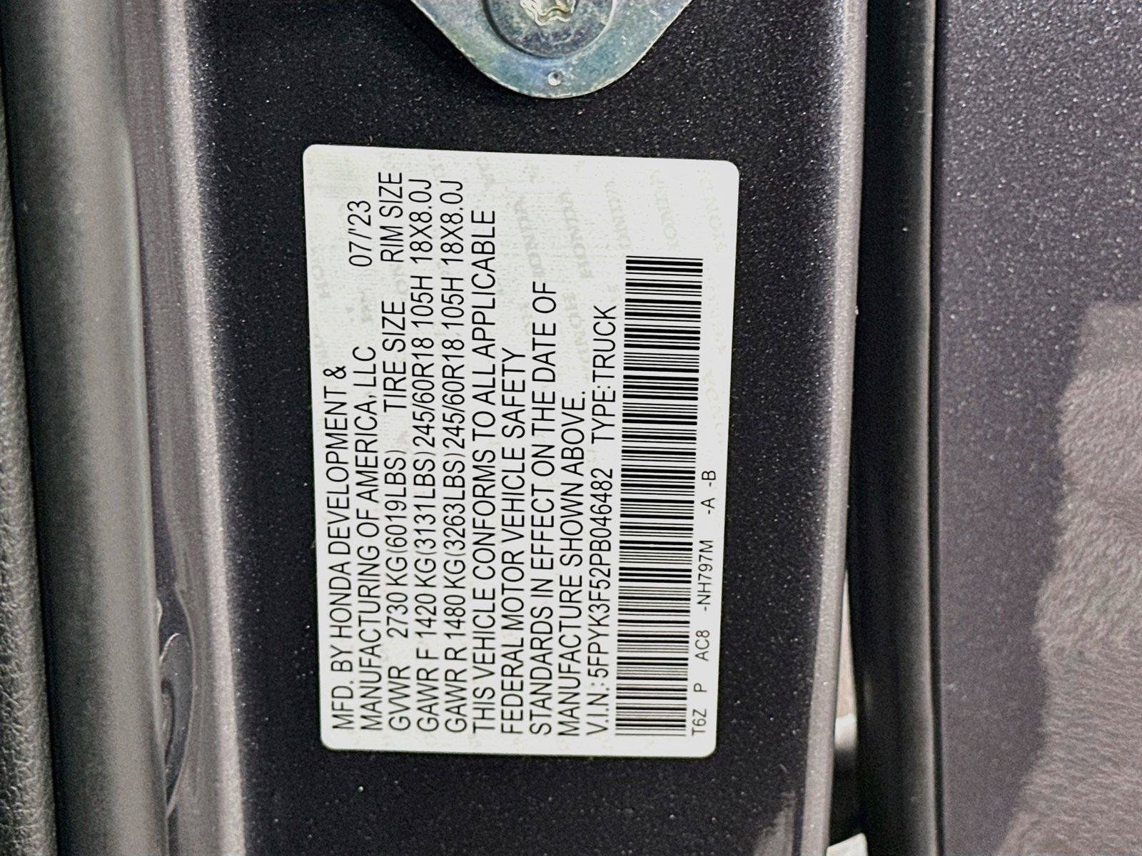 Used 2023 Honda Ridgeline RTL image 23