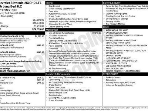 Used 2022 Chevrolet Silverado 2500 LTZ w/ LTZ Convenience Package image 16