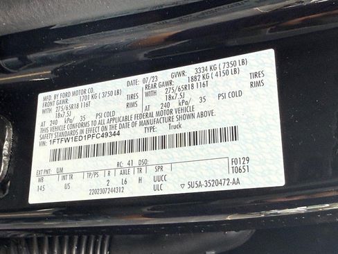 Certified 2023 Ford F150 XLT w/ Equipment Group 302A High AWD/4WD image 31