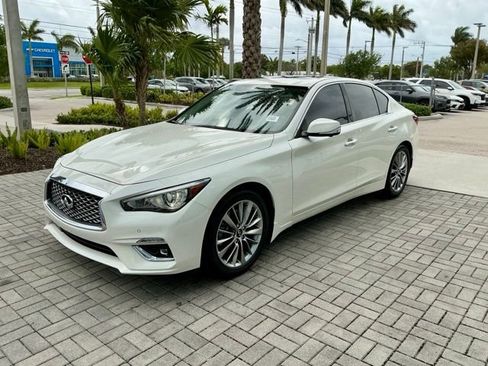 Used 2023 INFINITI Q50 Luxe w/ Cargo Package RWD image 3