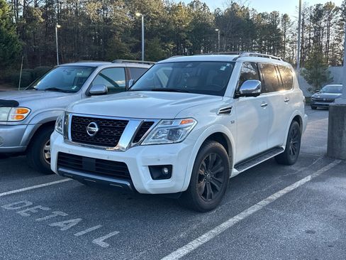 Used 2019 Nissan Armada Platinum w/ Captain's Chairs Package image 1