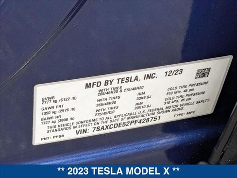 Used 2023 Tesla Model X AWD/4WD image 23