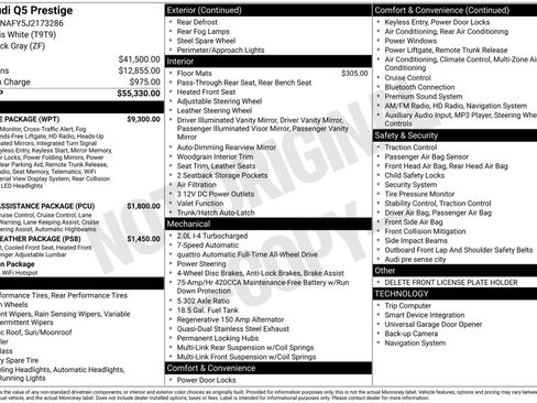 Used 2018 Audi Q5 Prestige w/ Prestige Package image 3