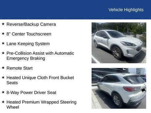 Used 2022 Ford Escape SE w/ Convenience Package FWD image 3