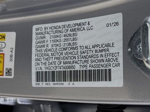 New 2026 Honda Accord Sport image 37