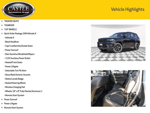 New 2025 Jeep Grand Cherokee Altitude image 3