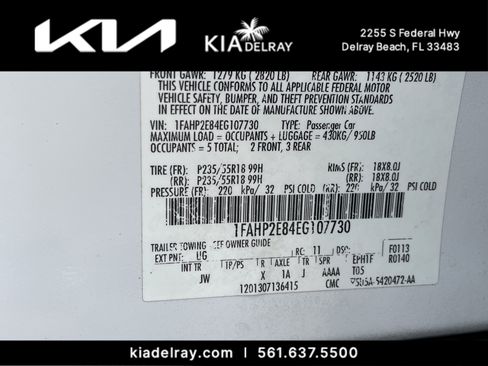 Used 2014 Ford Taurus SEL w/ Equipment Group 201A image 35