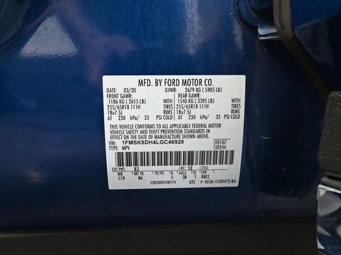 Used 2020 Ford Explorer XLT w/ Comfort Package AWD/4WD image 52
