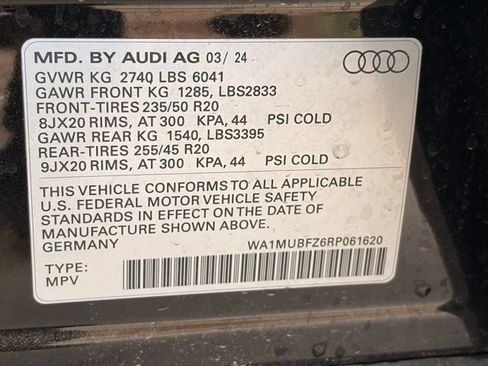Used 2024 Audi Q4 e-tron Prestige w/ Black Optic Package AWD/4WD image 37