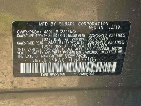 Used 2020 Subaru Forester Touring AWD/4WD image 17