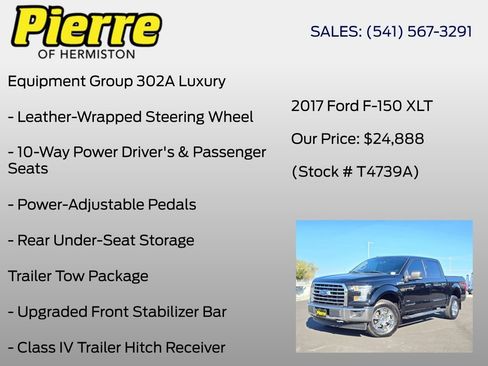 Used 2017 Ford F150 XLT w/ Equipment Group 302A Luxury image 18