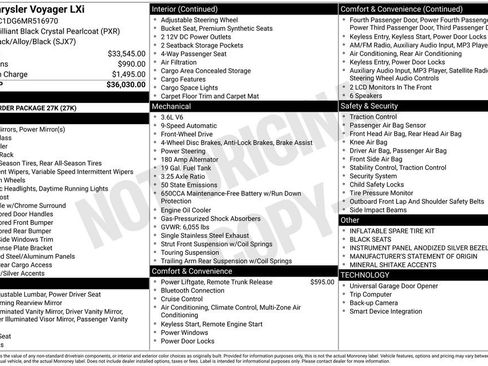 Used 2021 Chrysler Voyager Lxi image 35